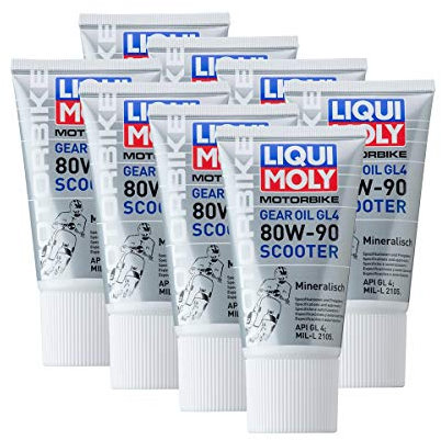 8x LIQUI MOLY 1680 Motorbike Gear Oil Scooter Roller Getriebeöl 80W-90 150ml