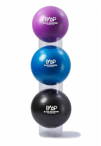 Black Mountain Products Unisex Adult Ball Holder 3 Stability Ball Holder - Clear, N/A