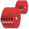 0,25m - Rot - 10 Stück - Cat.6 Flaches Netzwerkkabel Cat6 Flachkabel Ultra Flach Cat.6 Patchkabel 1000 Mbit/s Gigabit LAN (RJ45) Flach Slim Micro