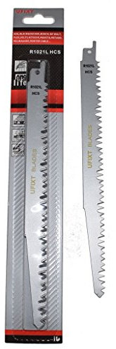 Reciprocating Sabre Saw Blades R1021L 240mm Long High Carbon Steel HCS 5 Pack Fits Hitachi, Makita, Metabo, Milwaukee, Porter Cable, Ryobi, Silverline, Terratek, Tooltec and Wolf by Ufixt