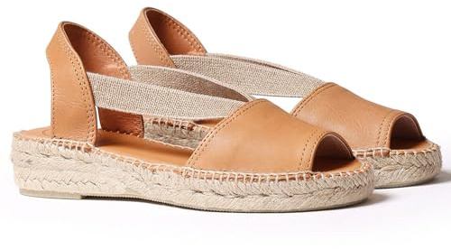 Toni Pons ETNA - Espadrille für Damen in Uni-Tönen Leder.