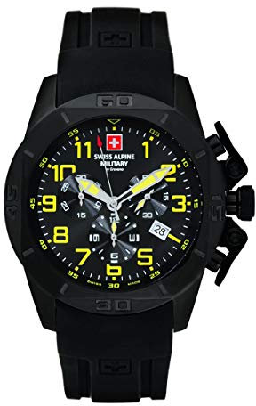 Swiss Alpine Military Herren Uhr Chrono 7063.9874SAM Silikon