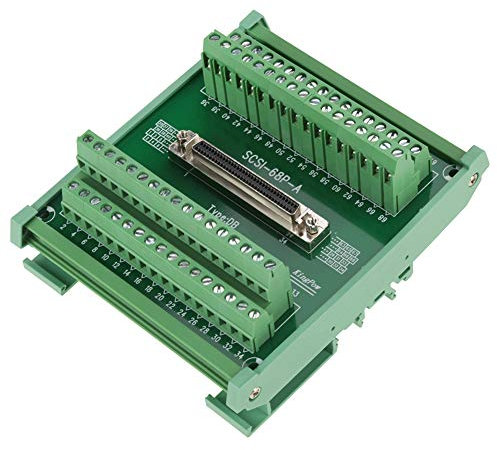 Relay Terminal Blocks Module, SCSI 68-poliger D-Typ Capture Card Adapter Buchsenstecker Breakout Board Terminal Module