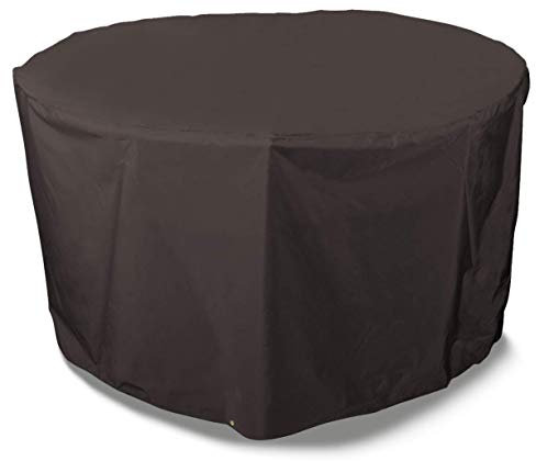 Bosmere All-Weather Round Patio Set Cover 4 Seat, 100% Waterproof, UV Protected, Heavy Duty 600D Oxford Fabric, D163 H90cm A515XLC