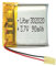 Batería 302020 LiPo 3.7V 90mAh 0.333Wh 1S 5C Liter Energy Battery para Electrónica Recargable teléfono portátil vídeo smartwatch Reloj GPS - No Apta para Radio Control 22x20x3mm (90mAh|302020)