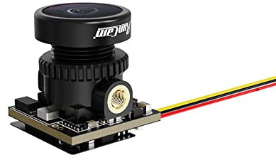 RunCam Nano 4 1/3” 800TVL CMOS FPV Kamera 2,1 mm (M8) FOV 155° 2,9g Micro FPV Kamera PAL NTSC Umschaltbar für RC FPV Racing Drone Quadcopter Multicopter, Bessere Nachtsicht bei Schwachem Licht