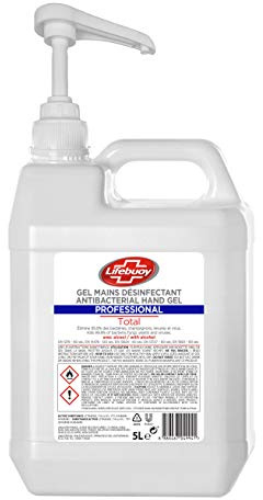 Lifebuoy Professional Antibacterial Hand Gel with Pump, 5 litres(Packaging May Vary)
