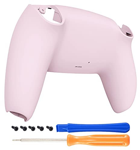 eXtremeRate Rückseite Abdeckung Kompatibel mit ps5 Controller, Hülle Case Gehäuse Ersatz Schale Abdeckung für ps5 Controller Zubehör (Pink)