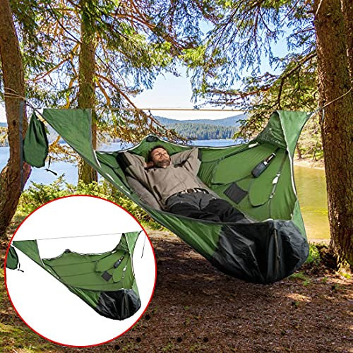 Tragbare Mehrpersonen-Hängematte für die Familie, Outdoor, Camping, reiß- und mückenfest, flach liegend, Ascend Resident Schlafsack