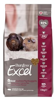 Burgess Excel Indoor Guinea Pig Nuggets, 1.5 kg