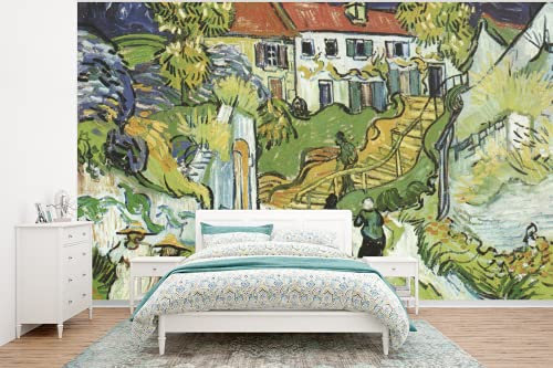 Selbstklebend Tapete Wandpapier Wandaufkleber Fototapete Tapeten Wanddeko 400x300 cm Der Tod von Vincent van Gogh - Vincent van Gogh