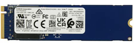 BTB Kioxia Internal SSD, 256GB BG4 PCIe Gen3 x4 NVMe M.2 2280, Model KBG40ZNV256G, OEM