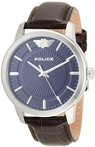 Police Analog PEWJA2227410, Schwarz, Riemen
