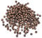 sourcing map 1200Pcs Smooth Round Spacer Beads, 3mm Spacer Loose Ball Beads Tiny Spacers for Jewelry Making Bracelet DIY, Copper
