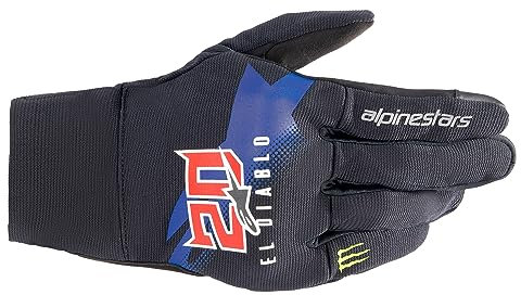 Alpinestars FQ20 Reef Monster Motorradhandschuhe, schwarz/blau/rot, M