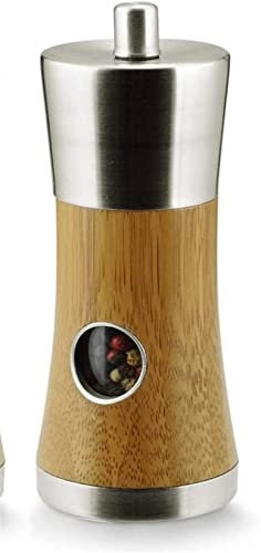 ANVALI Salt Grinder,Pepper Shaker Mill, Salt Pepper Grinder Mill Set, Adjustable Coarseness Premium Stainless Steel Ceramics for BBQ/Kitchen/Restaurant