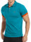 KUYIGO Men's Polo Shirt Short Sleeve Sports Shirts Tennis Golf Basic T-Shirt M Deep Teal