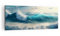 Quadro su Tela 100x40cm Stampe da Parete Mare Onde Mare Grandi Decorazione Murale Camera da Letto Cucina 1 pezzo Quadri Moderni Soggiorno Grafica Immagini Wall Art Canvas AB100x40-5780