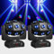 180W Moving Head LED RGBW 4 in 1 Disco Licht 360°Drehung Partylicht DMX512 Led Strahler mit aktiviertem Ton für Stage Lighting Party Disco Club Wedding Beweglich Kopf Licht- 2 PCS