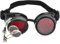 Diarypiece Goggles Gothic Cosplay Sonnenbrille Runde Brille Kleid Kostüme Brille Brille Cosplay Brille Brille Verstellbar