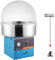 VEVOR Elektrische Zuckerwattemaschine, 1 kW Zuckerwattegeräte, Kommerzielle Zuckerwattemaschine mit Abdeckung, Edelstahlschüssel, Zuckerschaufel, Schublade, für Kindergeburtstage, Familienfeiern, Blau