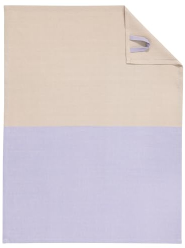 Cawö Geschirrtücher Cuisine Duo 535 lavendel/leinen - 83 50x70 cm