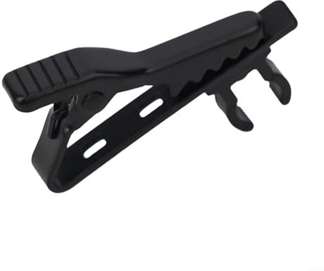 Pince en fer pour microphone - 5 x 1 x 5 cm - Pince métallique pour montage de micro sans fil ou mains libres pendant les spectacles et les présentations