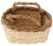 Abaodam Mini-aufbewahrung Skorb Szene Mini-Essen Mädchen Wäschekorb Tisch Küchenkorb Kleiner Weidenkorb Körbe Kleiner Picknickkorb Süßer Korb Vorgeben Glyzinien Bast Coffee