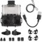 Auricolari tattici Bluetooth con riduzione del rumore, auricolari elettronici Airsoft, riduzione del rumore, per paintball e caccia CS. (BK)
