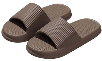 Cozislides Original Badelatschen Damen Herren - Super Weiche, Rutschfeste Hausschuhe & Badeschuhe mit Dicker EVA Sohle - Unisex Pantoletten, Sommer Flip Flops für Indoor/Outdoor