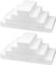 20 Stück Radierschwamm Schmutzradierer, Zauberschwamm Schmutzradierer Magic Sponge Radierschwamm für Wand Flächen Magic Eraser Sponge White Wall Reiniger, für Küche Bad Wände Schuhe Fenster Gläser