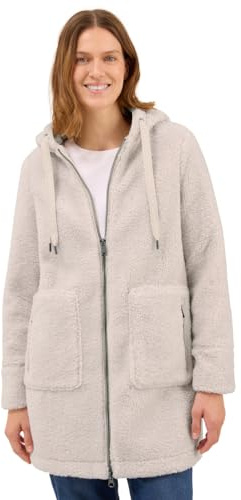 Cecil Damen Teddy Mantel mit Kapuze