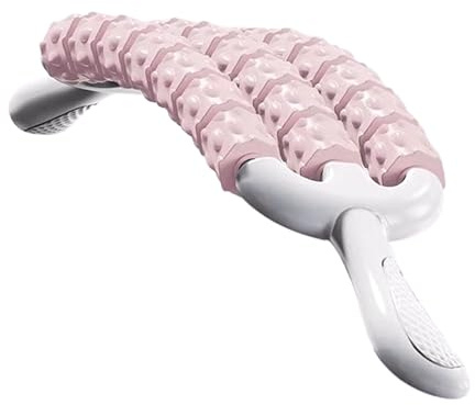 Massagestab für Muskeln, Rolle für Muskeln, flexibles Werkzeug mit drei Reihen für tiefe Stoffmassage, Rücken, Beine, Arme, Waden, Sport