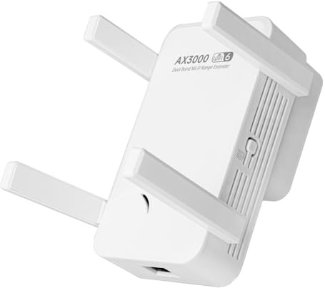 Ripetitore Wi-FI 6 AX3000, amplificatore di segnale, punto di accesso, compatibile con fibra e ADSL