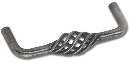 SIRO 1304-104ZN9 Griff Cage Lochabstand 96 mm, Breite 104 mm, Stahl altzinn antik