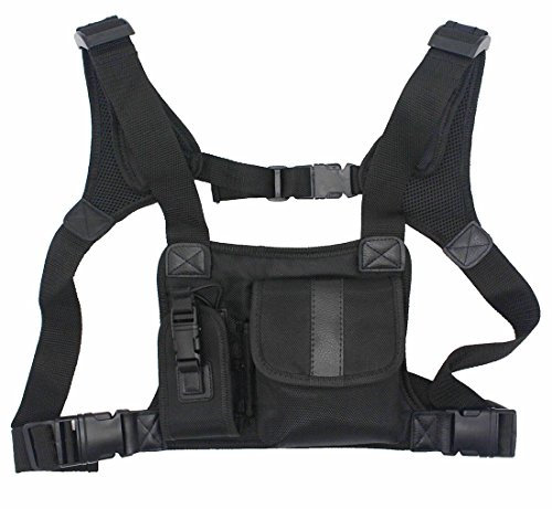 GoodQbuy® Radio Chest Harness bags Holster Vest Rig (Rescue Essentials)