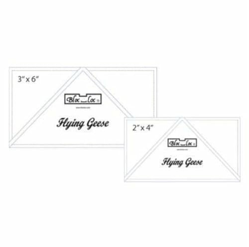 Bloc Loc Lineal-Set, fliegende Gänse, 7,6 x 15,2 cm, 7,6 x 15,2 cm