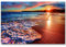 Paul Sinus Art Leinwandbilder | Bilder Leinwand 120x80cm Sonnenaufgang über vereisten Meer