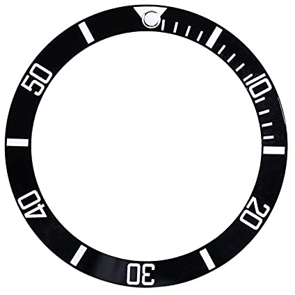 Filfeel Uhrenersatzteile, Kunststoffring zum Einsetzen der Lünette und Schnalle für Armbanduhr