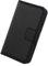 Lankashi Flip Premium Echt Leder Tasche Hülle Für TP-Link Neffos C5S 5 Lederhülle Handyhülle Schutzhülle Klapphülle Handytasche Handy Schale Etui Brieftasche Wallet Cover Case (Schwarz)