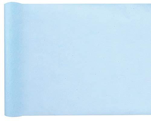 Santex 5696 Tischläufer, Himmelblau, 30 cm x 25 m, 1 Rolle