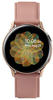 Samsung Galaxy Watch Active2, Fitnesstracker aus Edelstahl, großes Display, ausdauernder Akku, wassergeschützt, 40 mm, Bluetooth, Gold