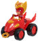 Simba 109402423 - PJ Masks Quad Eulette, mit Superhelden Action Figur, mit integrierter Seilwinde, rot mit goldenen Akzenten, Figur 8cm groß, für Kinder ab 3 Jahren