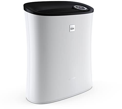 SHARP UA-PE30 U-WB Air Purifier, 21 sqm, Compact Silent Slim Unit with HEPA Filtration, Removes Pollen, Dust, Smoke & Pet Hair, Quiet Sleep/Night Mode (25 Db) – White
