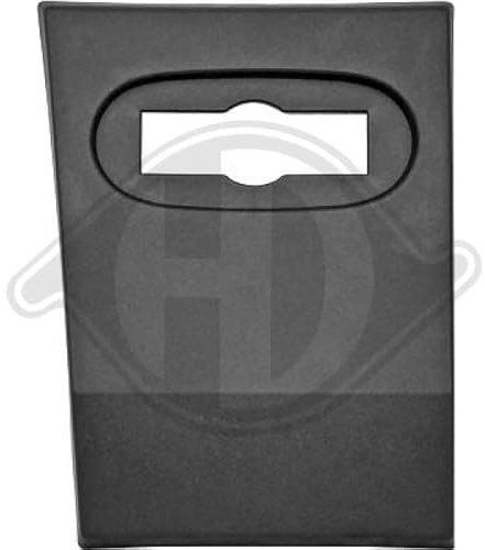 DIEDERICHS Baguette et bande protectrice porte droit noir 1663264