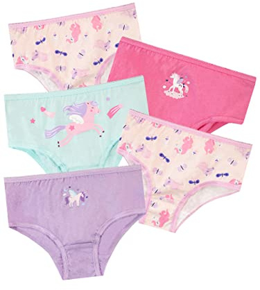 Harry Bear Mädchen Einhorn Unterwäsche Packung mit 5