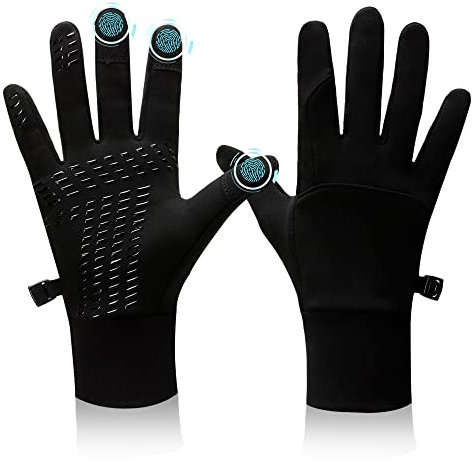 BLUEVER Touchscreen Handschuhe Radsporthandschuhe Herren Damen rutschfest Winddicht Fahrradhandschuhe Winterhandschuhe für Radfahren Laufen Fahren Joggen Skifahren(XL)