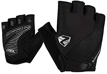 Ziener Herren COLLBY Fahrrad-/Mountainbike-/Radsport-Handschuhe | Kurzfinger - atmungsaktiv/dämpfend, Black, 6,5