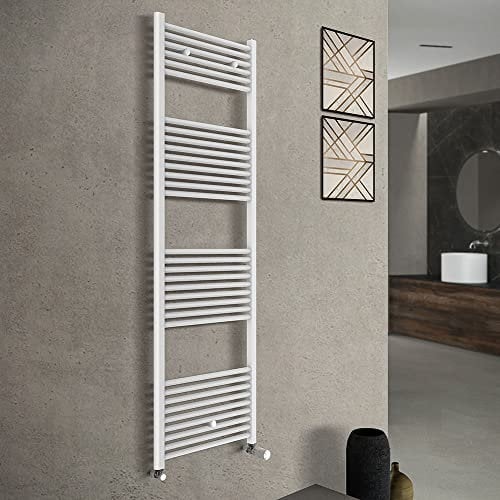 Termoarredo scaldasalviette Bianco 600x1703 Interasse 550 mm