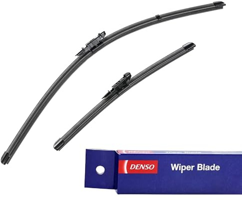 DENSO Flat Front Window Wiper Blade DF203-580/350mm - Premium All Season Replacement Wipers - Pinch tab Arm - RHD